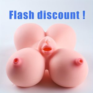 [Multifunctional Design] Realistic Sex Doll Torso - 5-in-1 Male Masturbator with Lifelike Vagina, Oral Cavities, and Big Boobs - TPE Material, No Batteries Required - Adult Toy for Men, Male Sex Toy
