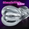 2 In 1 Transparent Pocket Pussy Male Masturbators, Sex Doll With Realistic Textured Vagina And Tight Anus, Masturbator Male Adult Sex Toys For Men Pleasure (Transparent) - Image 2