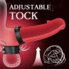 Black Leather Cock Ring Sex Bondage BDSM Testicle Pulling Collar and Leash, Ball Stretcher with Chain Leash, Scrotum Set Reusable Sex Toys for Enhand Sensual Play and Intimate Exploration - Image 2