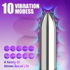 1pc Private Female Sex Toy, Vaginal Clitoris G-spot Anal Stimulation Vibrator, Lipstick Size With Pointed Bullet - Focus On Privacy Protection, Small And Not Easy To Be Found, Easy To Carry, Couple Flirting Vibration Egg Toy (without Battery) - Image 2