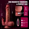 Realistic Thrusting Dildo Vibrator - 10 Modes Rotating Silicone G-Spot Stimulator With Heating, Handsfree Suction Cup, Remote Control Anal And Vaginal Stimulation, Clit Nipples Massager, Perfect Adult Sex Toys And Games For Women And Couples (FLESH) - Image 4