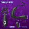 Prostate Massager Anal Vibrator,Anal Sex Toys with Cock Ring,Vibrating Anal Plugs for Men,12Vibrating Modes,Male Prostate Stimulor Toys Suitable for Men Women and Couples - Image 2
