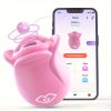 [App Control Rose Vibrator] App Control Rose Sucking Vibrator - 1pc Sexy Toy Clitoral Nipple Stimulator, G-spot Vibrator Rose Sucker, Personal Massager For Women Female Couples Adult Toy, Skin Friendly, Good Gift - Image 7