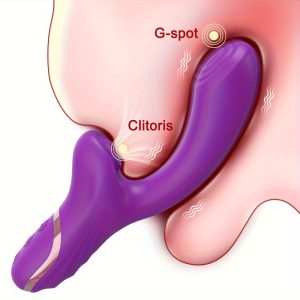 Rabbit Sucking Vibrator for Clitoral G Spot Stimulation, Adult Sex Toys for Women Couple, Vibrating Finger Massager with 10 Suction and 10 Vibration Modes