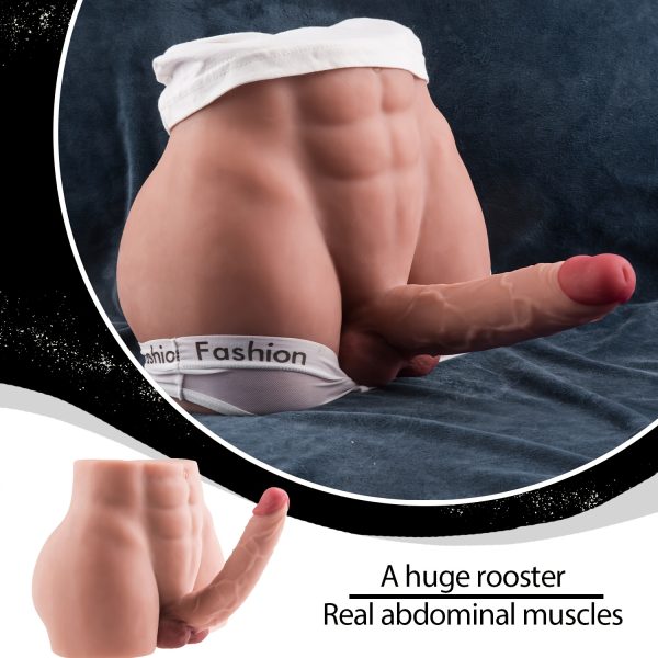 17lb/7.7kg - Adult Sexual Equipment, Realistic Skin Texture, Sexy Abs, Realistic Rooster, Kneeling Sex, Toy Sex Toys, Male Masturbation, Female Masturbation, Male Homosexual Toys, G-spot Stimulation, Anal Stimulation, Bedtime Exercise