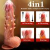 8.7-inch Realistic Thrust Personal Massager Vibrator With Remote Control_10 Vibration And Telescopic Modes, Liquid Silicone, USB Charging, Suitable For Men And Women For G-spot And Anus - Image 5