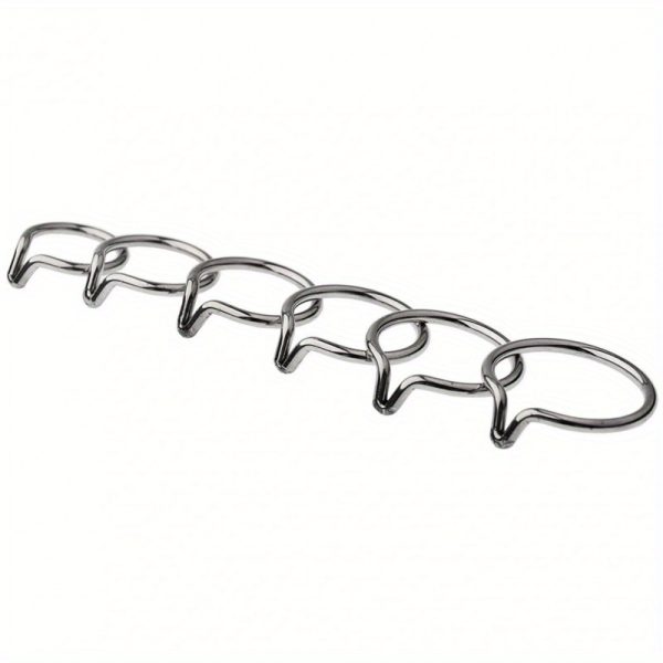 Stainless Steel Rooster Rings, Durable Penis Ring Toy, Long-Lasting Training Device for Men, 7 Size Available