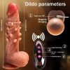 8.7-inch Realistic Thrust Personal Massager Vibrator With Remote Control_10 Vibration And Telescopic Modes, Liquid Silicone, USB Charging, Suitable For Men And Women For G-spot And Anus - Image 4
