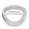 One Piece Of 304 Stainless Steel Material Multiple Sizes to Choose From Smooth Touch Wear Comfortable Lock Sperm Ring, Men's Special Ring Lock Sperm Toys Adult Special Couple Erotic Toys - Image 4