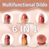 Realistic Thrusting Dildo Vibrator - 10 Modes Rotating Silicone G-Spot Stimulator With Heating, Handsfree Suction Cup, Remote Control Anal And Vaginal Stimulation, Clit Nipples Massager, Perfect Adult Sex Toys And Games For Women And Couples (FLESH) - Image 7