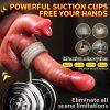 1pc 8.27" Realistic Silicone Dildo Vibrator with Telescopic Thrust & Licking Action - 10 Modes, Heated for Lifelike Temperature, 360° Rotation,, Easy to Clean - Perfect for Female Couples Adult Toy - Image 7