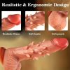 8.7-inch Realistic Thrust Personal Massager Vibrator With Remote Control_10 Vibration And Telescopic Modes, Liquid Silicone, USB Charging, Suitable For Men And Women For G-spot And Anus - Image 7