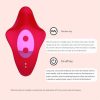 Rose female sex toys, App controlled wearable panty vibrator, Pistil vibrating panty adult toys, G-spot butterfly vibrator, couple sex toys, 9 vibrating clitoral anal nipple stimulators for female sex and couple flirting - Image 4