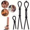 3 PCS Adjustable Cock Ring Set Love Rings Basic Penis Ring Sex Toys For Men - Image 2