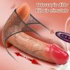 1pc 9 Telescopic & 9 Vibration Modes Remote Control Wearable Thrusting Dildo Vibrator Sex Toys For Women, Vibrating Realistic Dildo For G-spot Anal Stimulation - Image 5