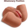 1pc Realistic Silicone Pocket Pussy Stroker, Mini Male Sex Toy with Anal, Portable Adult Pleasure Device, No Battery Needed, 3LB - Image 6