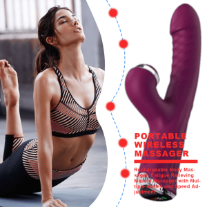 [Thoughtful gift ideas]Rechargeable Personal Massager - Powerful Multi Speed Vibration - Whisper Quiet - for relieve physical fatigue and relax both mind and body-The most suitable Valentine's Day gift for women or couples