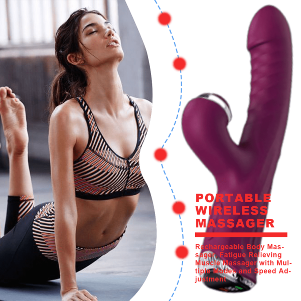 [Thoughtful gift ideas]Rechargeable Personal Massager - Powerful Multi Speed Vibration - Whisper Quiet - for relieve physical fatigue and relax both mind and body-The most suitable Valentine's Day gift for women or couples