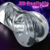 2 In 1 Transparent Pocket Pussy Male Masturbators, Sex Doll With Realistic Textured Vagina And Tight Anus, Masturbator Male Adult Sex Toys For Men Pleasure (Transparent) - Image 5