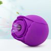 Upgraded USB Rechargeable Rose Flower Suction Device - Vibrating Clitoral Stimulator for Sensitivity, 10 Frequency Patterns, Intimate Pleasure Toy for Couples - Image 3