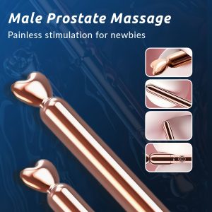 Mini Bullet Vibrator Adult Sex Toys for Women G Spot Vibrator with 10 Vibration Modes for Anal Vaginal Clitoral Nipple Stimulator (Golden)