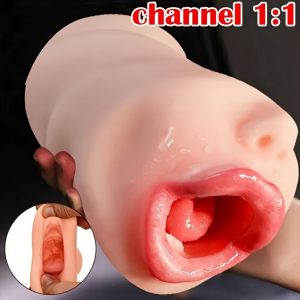 Pocket Pussy Male Strokers Masturbator Mouth Vagina Mini Doll Sex Toys For Men