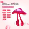 Rose female sex toys, App controlled wearable panty vibrator, Pistil vibrating panty adult toys, G-spot butterfly vibrator, couple sex toys, 9 vibrating clitoral anal nipple stimulators for female sex and couple flirting - Image 2
