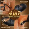 Triple Motor Male Sex Toys For Men, 4-in-1 Adjustable Male Masturbator Penis Training Vibrator With 10 Modes & Dual Cock Rings, Male Masturbation Stroker Testicle Adult Sex Toys - Image 4