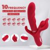 1pc Luxurious Rabbit Vibrator - 10 Frequency Retractable, 10 Frequency Vibration, 10 Frequency Sucking, Fully Automatic, Medical Grade Silicone, G-Spot Stimulation, Ergonomic Design, Discreet, Quiet Operation, Rechargeable,Ideal for Women's Self-Care and Pleasure - Image 5