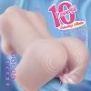 Vibrating Sex Dolls Male Masturbator With 10 Vibration Modes, 6.5LB Realistic Torso Sex Doll Toys With Perky Boobs And Plump Labia, Automatic Male Sex Toys Pocket Pussy Stroker For Men Masturbation. - Image 3