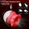 Female Sucking Stimulator Tongue Licking Vibrator Vaginal Sex Toy Clitoral Massager Adult Masturbation Product Simulation Big Mouth Masturbation Device Toys for Male And Female Couples - Image 4