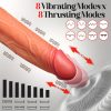 [APP Control Dildo Vibrating Simulation] 1Pc APP Control Simulation Vibrating Dildo, Female G-spot Stimulation Vibrator Adult Sex Toys With 8 Vibration Modes And 8 Push In Modes, Male Clitoral Nipple Stimulator With Suction Cup Simulation Dildo For Women Adult Erotic Sex Toys - Image 2