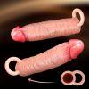 Optional Size Reusable Silicone Penis Sleeve, Super Soft Silicone Penis, Penis Extender, Stretchable Penis Ring Adult Sex Toys, Suitable for Men And Couples, Elastic Penis Ring Adult Sex Toys And Games - Image 7