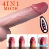 1 Realistic Impact Dildo Vibrator -8.8-inch Liquid Silicone Vibrating Dildo, 7 Vibrations, 7 Impact Modes, G-spot Stimulation, Female Remote Control Adult Sex Product, USB Charging, Christmas And Halloween Gifts, Fun Prank Toys - Image 5