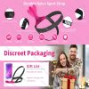Adjustable Vibrating Starp-on Dildo for G-spot Anal Vagina Stimulation, Headband Anal Butt Plug Dildo Vibrator for Couple And Women, Wearable G Spot Vibrator Dildo Clitoral Nipple Massager with 10 Vibration Modes, Adult Sex Toys for Women Men Couples - Image 8