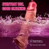 Penis Sleeve Vibrator Sex Toys - Realistic Male Sex Toys for Penis with 10 Licking Vibration Modes, Adult Toy Male Vibrator Realistic Penis Thickening for Mens Couples - Image 2