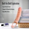 , Performan Ultra Soft X5 Plus 9 Inch Penis Sheath Extend Your Penis 0.534; Thicken Up to 1.534; Realistic Textured Rooster Sleeve Girth Enhanr Sex Toy for Men Beige - Image 9