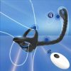 Vibrating Cock Ring Taint Stimulator with Mini Bullet, Remote Control Anal Butt Plug Prostate Massager Penis Ring Male Vibrators for Men Pleasure Sex Toys For Adult Couples - Image 2