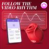 [App Control Rose Vibrator] App Control Rose Sucking Vibrator - 1pc Sexy Toy Clitoral Nipple Stimulator, G-spot Vibrator Rose Sucker, Personal Massager For Women Female Couples Adult Toy, Skin Friendly, Good Gift - Image 10