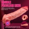 Penis Sleeve Vibrator Sex Toys - Realistic Male Sex Toys for Penis with 10 Licking Vibration Modes, Adult Toy Male Vibrator Realistic Penis Thickening for Mens Couples - Image 6