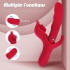 1pc Luxurious Rabbit Vibrator - 10 Frequency Retractable, 10 Frequency Vibration, 10 Frequency Sucking, Fully Automatic, Medical Grade Silicone, G-Spot Stimulation, Ergonomic Design, Discreet, Quiet Operation, Rechargeable,Ideal for Women's Self-Care and Pleasure - Image 4