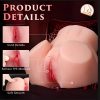 Automatic Sucking Vibrating Motor Male Masturbator, Realistic Skin Texture Sex Doll Buttocks, Male Adult Torso Sex Toys, 2 In 1 Large Buttocks Realistic Vagina And Tight Anus, Male Pleasure Adult Sex Toys, Adult Products, Soft TPE Material - Image 6