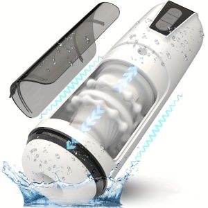 [7 Modes Automatic Penis Vibrator] Male Masturbator Cup Adult Toy - Automatic Hands Free Penis Vibrator Pocket Pussy Stroker With 7 Thrusting & Vibrating Stimulation Modes Sex Toys For Mens Realistic 3D Sleeve Man Pleasure