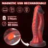 Dildo - Vibrating Monster Dildo Adult Sex Toys, Huge Thick Realistic Dildo Massager With 8 Vibration, Liquid Silicone Anal G-spot Stimulator With Suction Cup Fake Penis Sex Toy For Women And Couples - Image 10