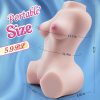 Vibrating Sex Dolls Male Masturbator With 10 Vibration Modes, 6.5LB Realistic Torso Sex Doll Toys With Perky Boobs And Plump Labia, Automatic Male Sex Toys Pocket Pussy Stroker For Men Masturbation. - Image 7