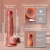 Realistic Thrusting Dildo Vibrator Sex Toys, Lifelike Remote Control Dildo for Clitoral G spot Stimulation with Vibrating & Thrusting & Heating Modes, Strong Suction Cup for Hands-Free Play, Adult Sex Toys for Women & Men & LGBTQ+ - Image 4