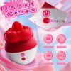 3-in-1 Sexy Rose Clitoral Vibrator - Multi-Functional Oral Sucking, Portable Pussy Licking Massage, Silent Clitoral Stimulation, and Licking Stress Relieving - Designed for Womens Pleasure and Satisfaction, Ideal for Solo Play or Couples Intimacy - Image 2