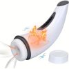 [Silent Automatic Masterburators Cup] Sucking for Men Mastusbafor Heating Electric Mastuberater Toy Silent Automatic Masterburators Cup Vibrating Mode Adult Pocket Puzzy for Men Mouth Sexy Voice Thrusting Stroker Machine Sweater 1109 - Image 3