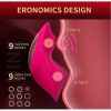 1pc Rechargeable APP Control Wearable Vibrator Panty - 9 Sucking 9 Vibrations, Long Distance, App Function - Perfect For Women And Couples, Discreet Adult Sex Toy Wearable Invisible Jumping Egg Female Masturbator Massage Vibration For Women Pleasure - Image 5