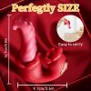 Ex Toys Vibrator, Adult Toys For Women Thrusting Vibrators Dildo Rose Sex Toy With 10 Licking & Vibration Modes, G-spot Clit Stimulator Pleasure Tools For Female Adult Toy - Image 3